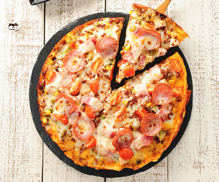 웃음꽃피자 이미지