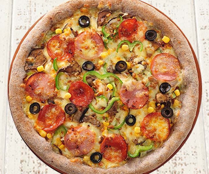 콤비네이션피자 이미지