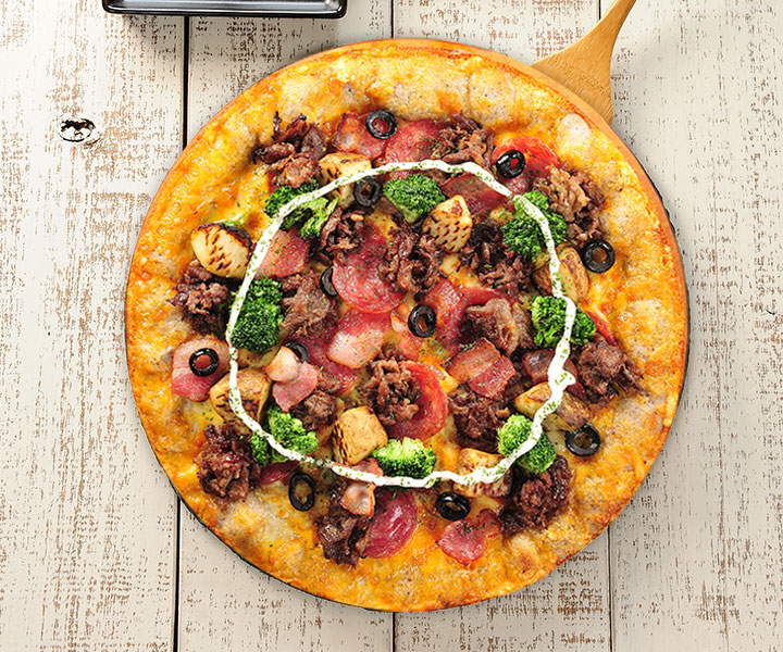 울트라코리언골드피자 이미지